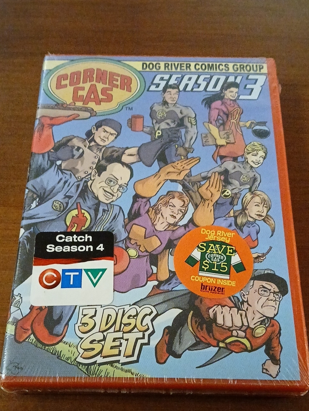 Corner Gas Tv Series Dog River Comics Season 3 DVD - New Sealed